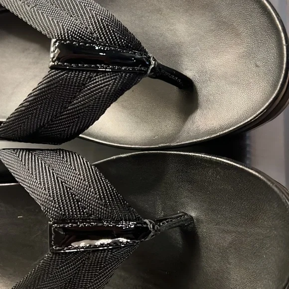 Prada ribbon patent platform sandal - Picture 8 of 10